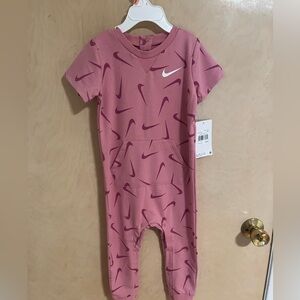 Toddler pink Nike jumpsuit